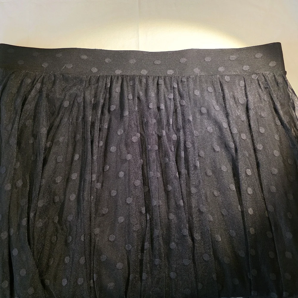 Torrid Black Polka Dot Tulle Midi Skirt for Night Out 3X EUC - Picture 7 of 13
